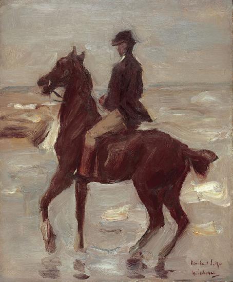 Max Liebermann Reiter am Strand oil painting image